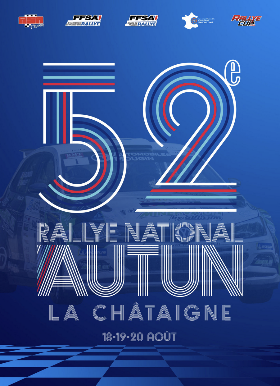Affiche Rallye Autun